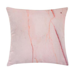 Rose Marble Throw Pillow